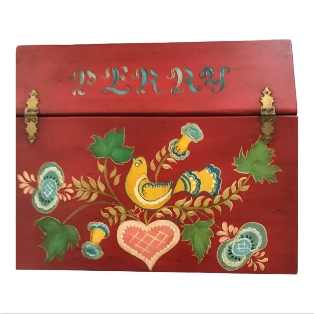 Large Hand Painted Folk Art Partridge 